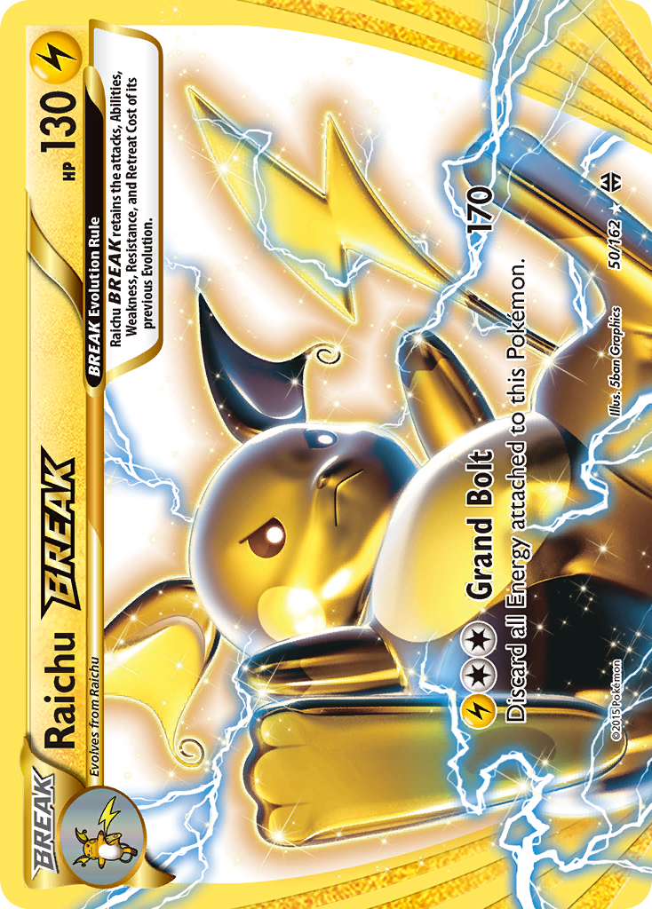 Raichu BREAK (50/162) [XY: BREAKthrough] | Clutch Gaming