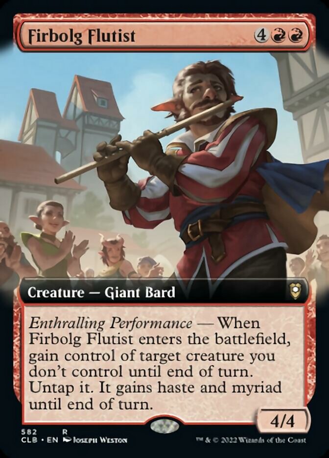 Firbolg Flutist (Extended Art) [Commander Legends: Battle for Baldur's Gate] | Clutch Gaming