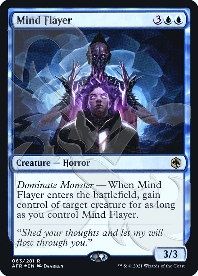 Mind Flayer (Ampersand Promo) [Dungeons & Dragons: Adventures in the Forgotten Realms Promos] | Clutch Gaming