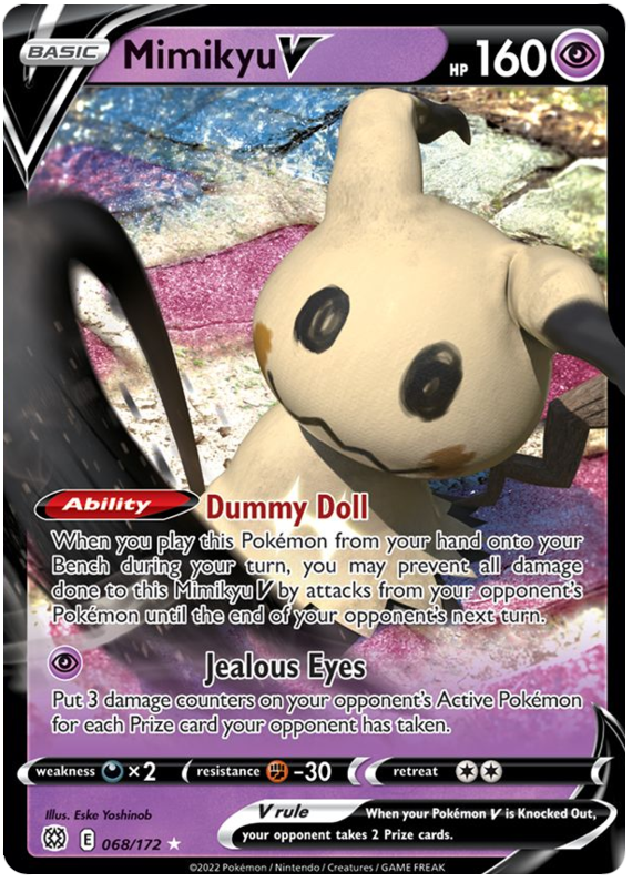 Mimikyu V (068/172) [Sword & Shield: Brilliant Stars] | Clutch Gaming