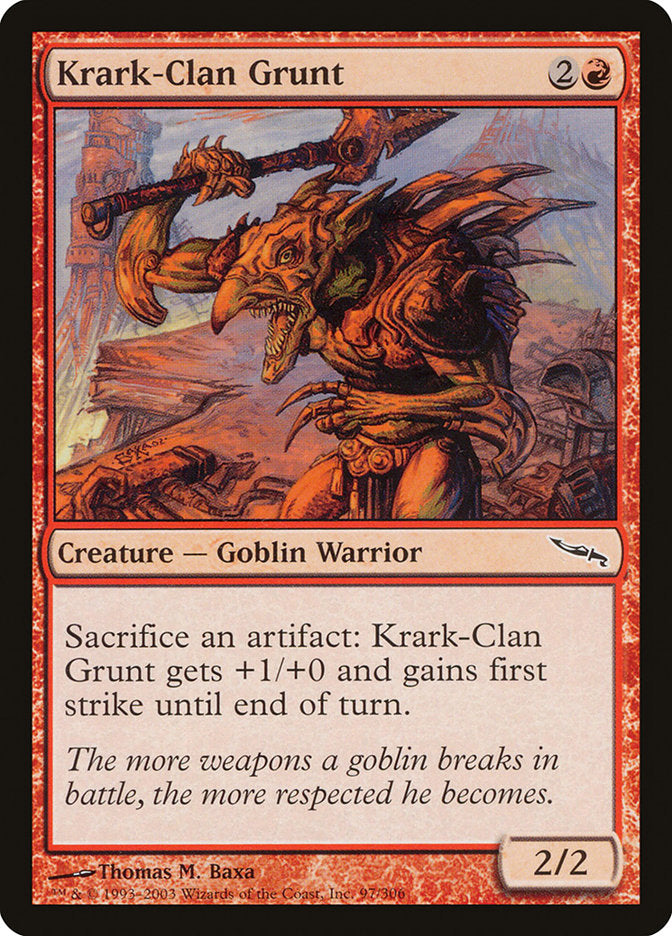 Krark-Clan Grunt [Mirrodin] | Clutch Gaming