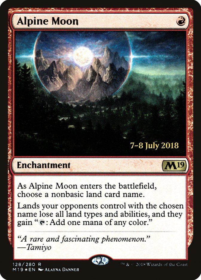 Alpine Moon [Core Set 2019 Prerelease Promos] | Clutch Gaming