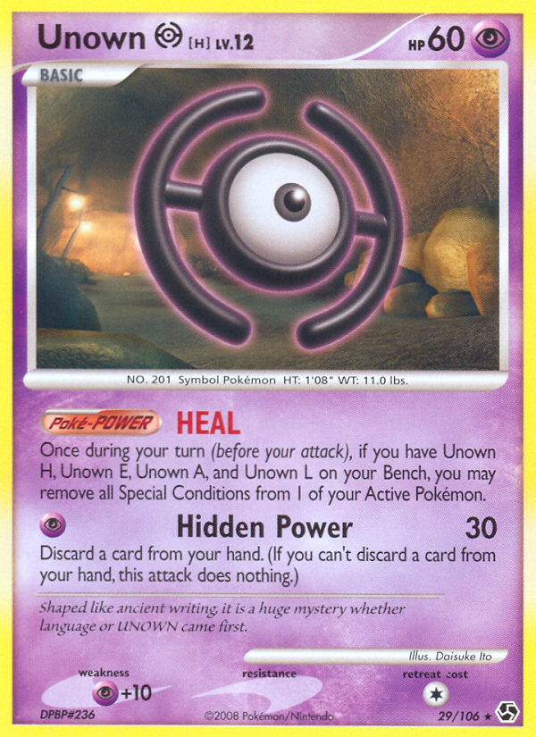 Unown H (29/106) [Diamond & Pearl: Great Encounters] | Clutch Gaming