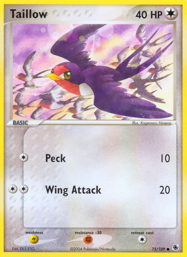 Taillow (72/109) [EX: Battle Stadium] | Clutch Gaming