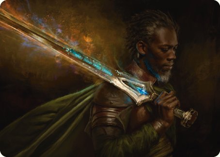 Anduril, Flame of the West Art Card [The Lord of the Rings: Tales of Middle-earth Art Series] | Clutch Gaming