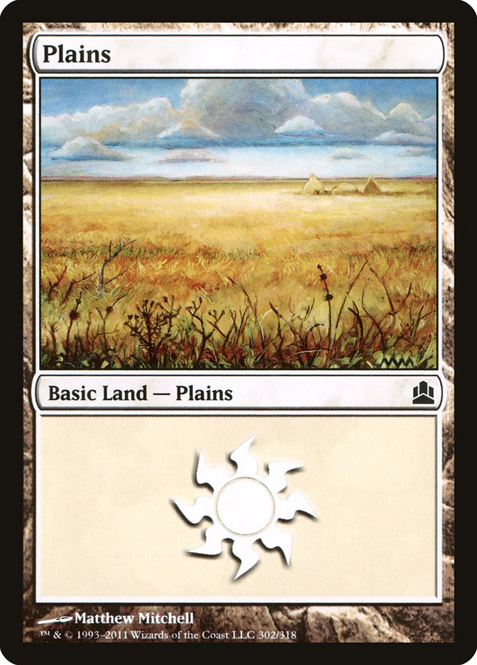 Plains (302) [Commander 2011] | Clutch Gaming