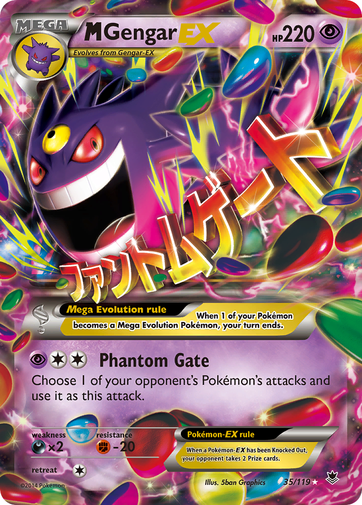 M Gengar EX (35/119) [XY: Phantom Forces] | Clutch Gaming