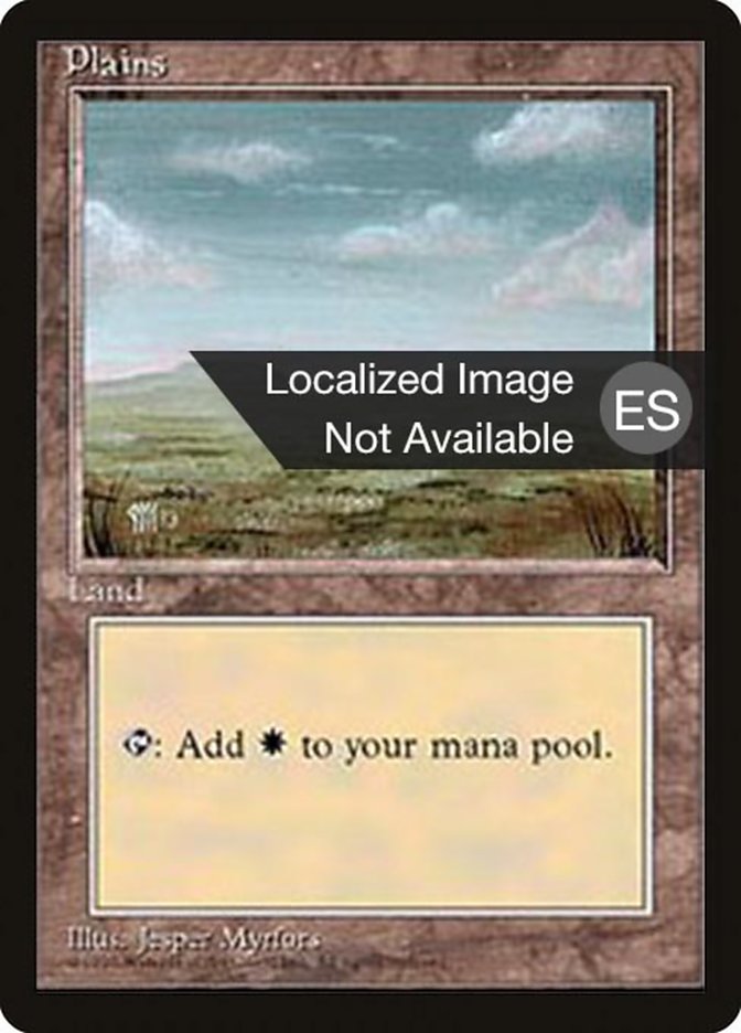 Plains (C) [Fourth Edition (Foreign Black Border)] | Clutch Gaming