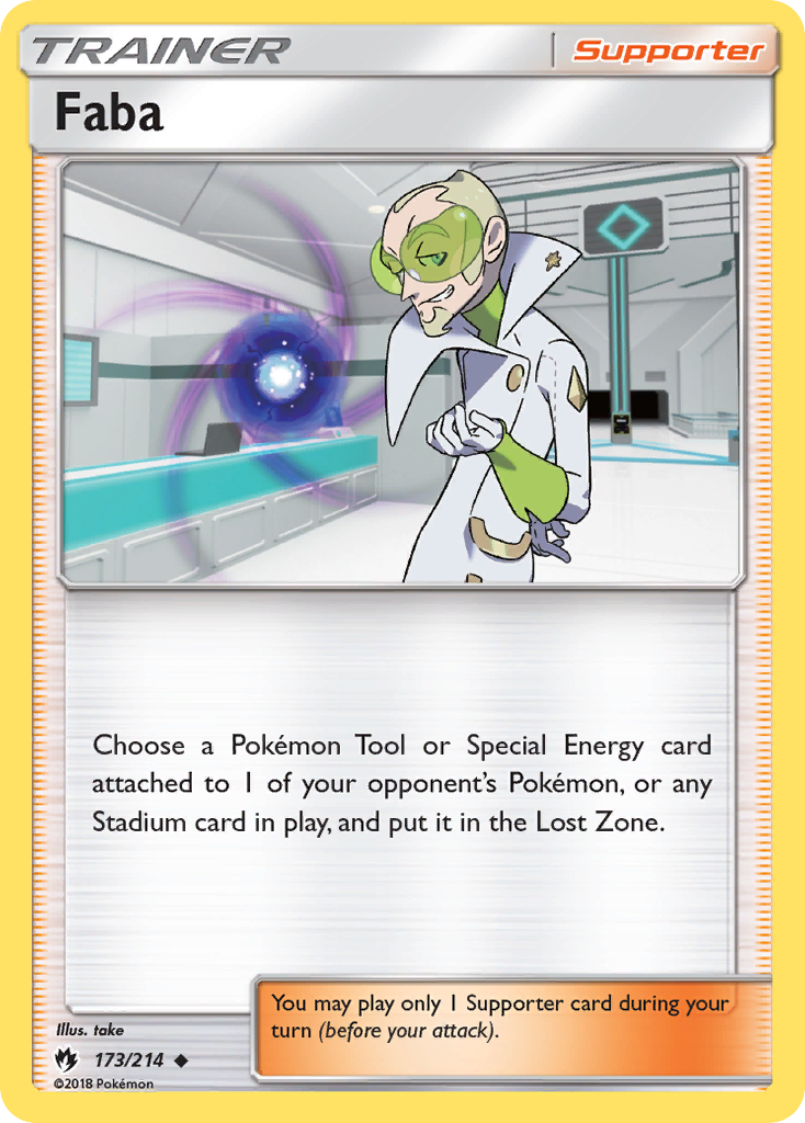 Faba (173/214) [Sun & Moon: Lost Thunder] | Clutch Gaming