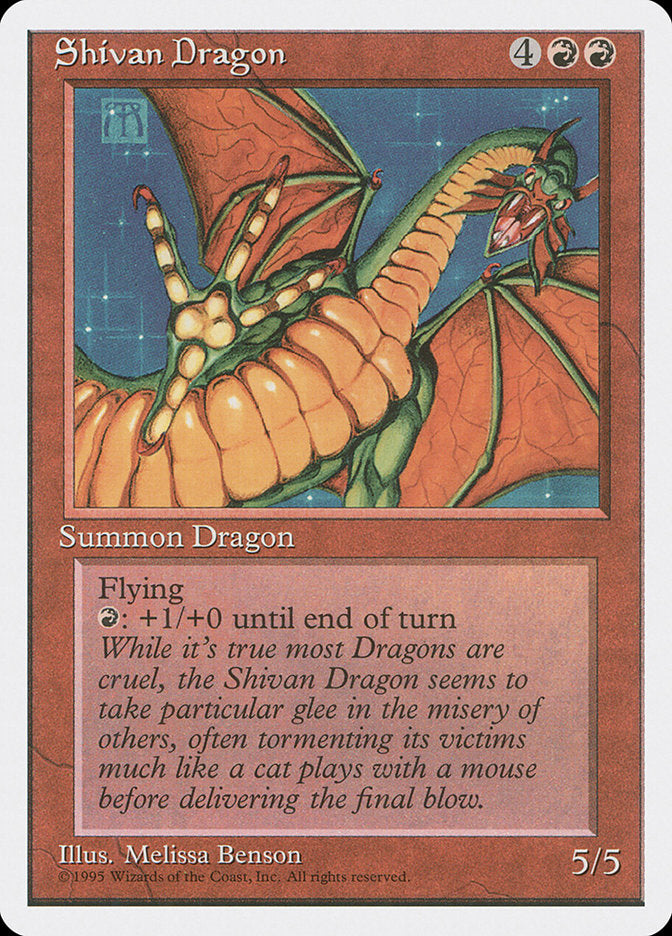 Shivan Dragon [Fourth Edition] | Clutch Gaming