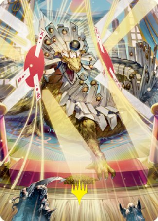 Spirit-Sister's Call Art Card (Gold-Stamped Signature) [Kamigawa: Neon Dynasty Art Series] | Clutch Gaming