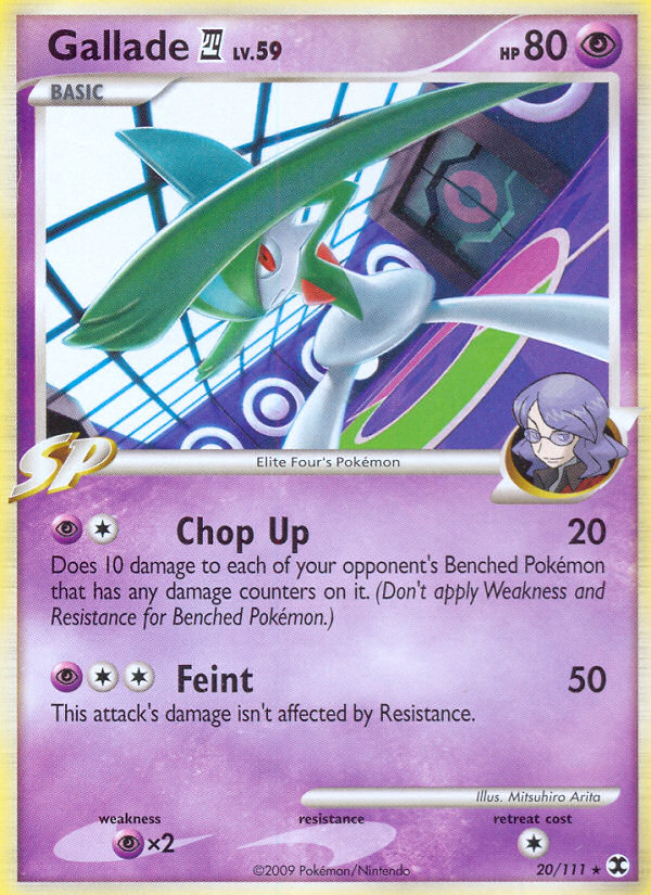 Gallade (20/111) [Platinum: Rising Rivals] | Clutch Gaming