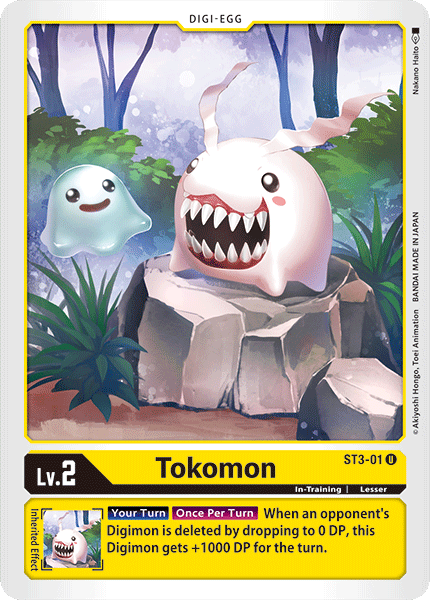 Tokomon [ST3-01] [Starter Deck: Heaven's Yellow] | Clutch Gaming