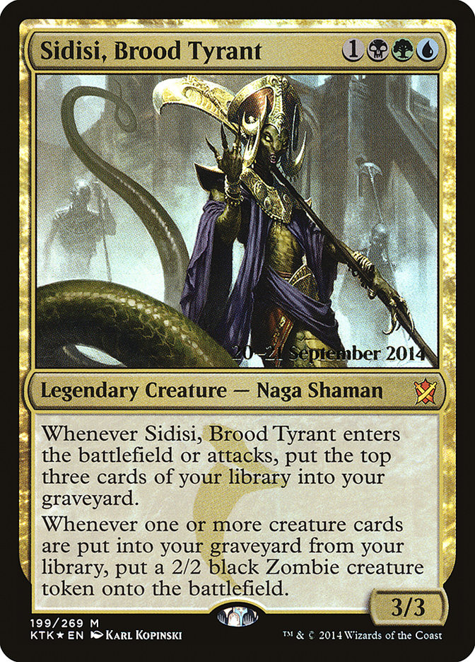 Sidisi, Brood Tyrant [Khans of Tarkir Prerelease Promos] | Clutch Gaming