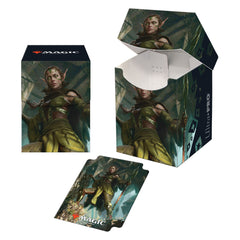 Ultra PRO: Deck Box - PRO 100+ (Zendikar Rising - Nissa of Shadowed Boughs) | Clutch Gaming