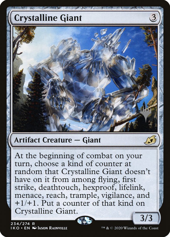 Crystalline Giant (Promo Pack) [Ikoria: Lair of Behemoths Promos] | Clutch Gaming