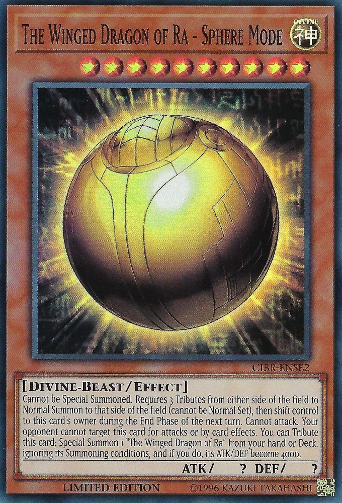 The Winged Dragon of Ra - Sphere Mode [CIBR-ENSE2] Super Rare | Clutch Gaming