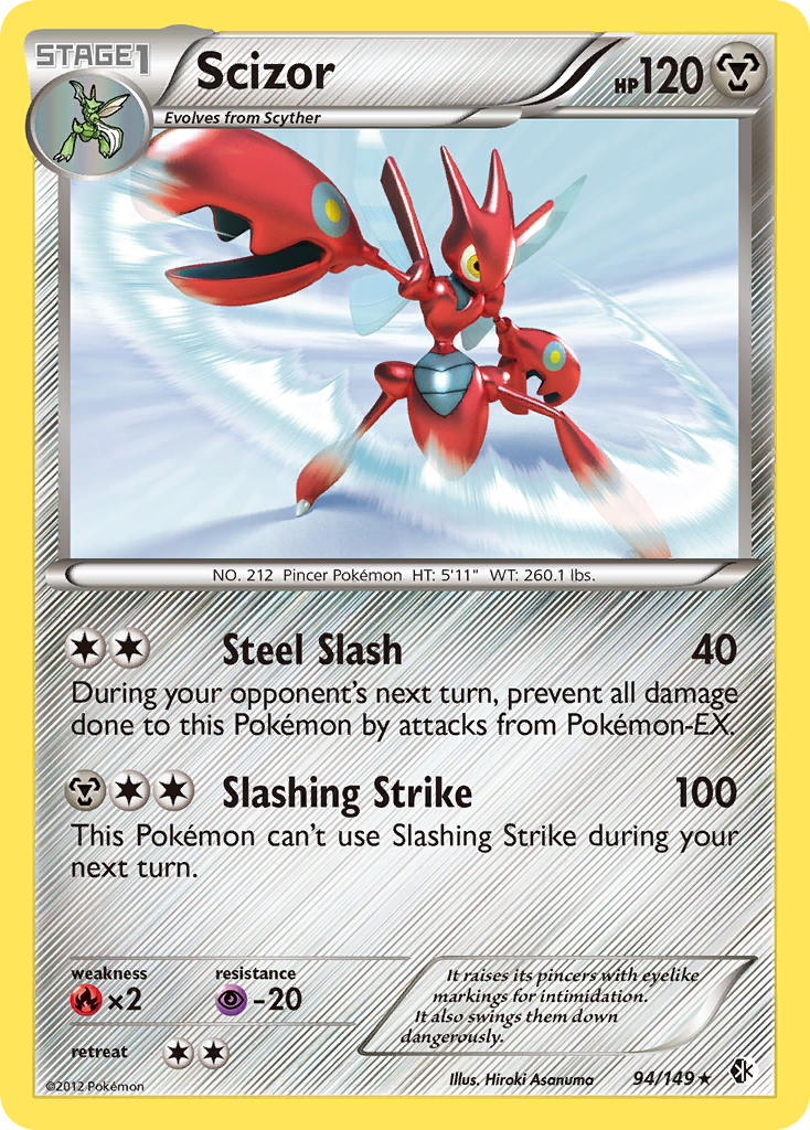 Scizor (94/149) [Black & White: Boundaries Crossed] | Clutch Gaming