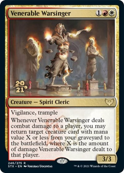 Venerable Warsinger [Strixhaven: School of Mages Prerelease Promos] | Clutch Gaming