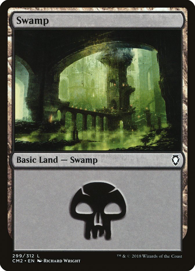 Swamp (299) [Commander Anthology Volume II] | Clutch Gaming