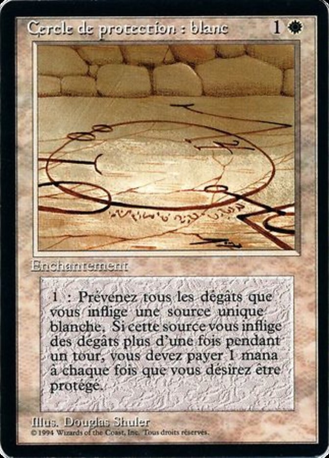 Circle of Protection: White [Foreign Black Border] | Clutch Gaming