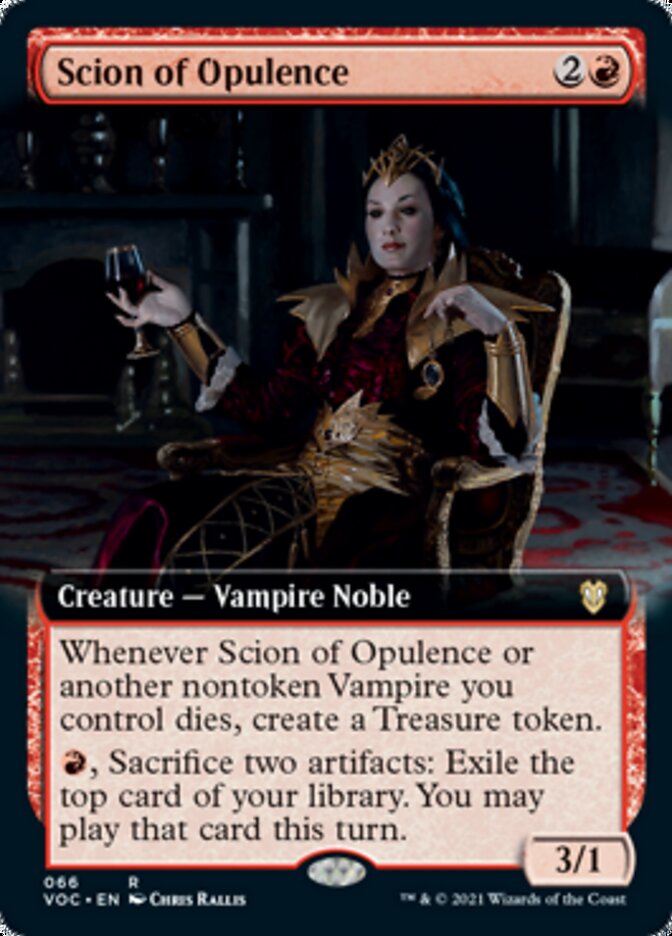 Scion of Opulence (Extended Art) [Innistrad: Crimson Vow Commander] | Clutch Gaming