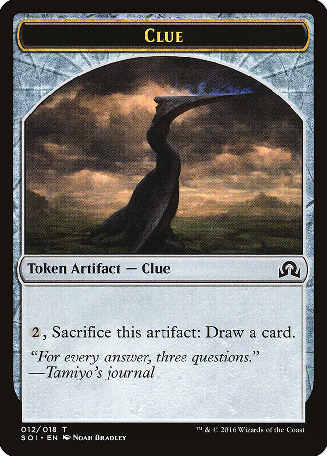 Clue Token (012/018) [Shadows over Innistrad Tokens] | Clutch Gaming