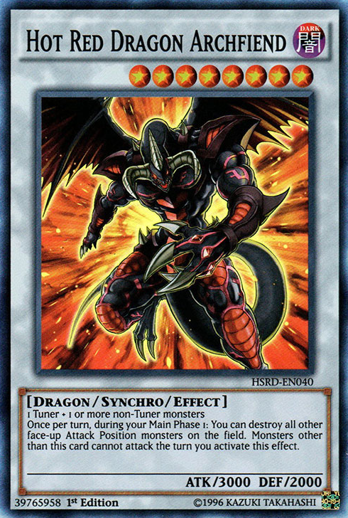 Hot Red Dragon Archfiend [HSRD-EN040] Super Rare | Clutch Gaming