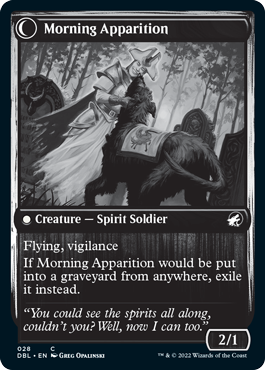 Mourning Patrol // Morning Apparition [Innistrad: Double Feature] | Clutch Gaming