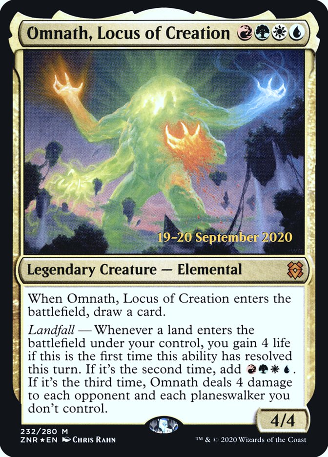 Omnath, Locus of Creation [Zendikar Rising Prerelease Promos] | Clutch Gaming