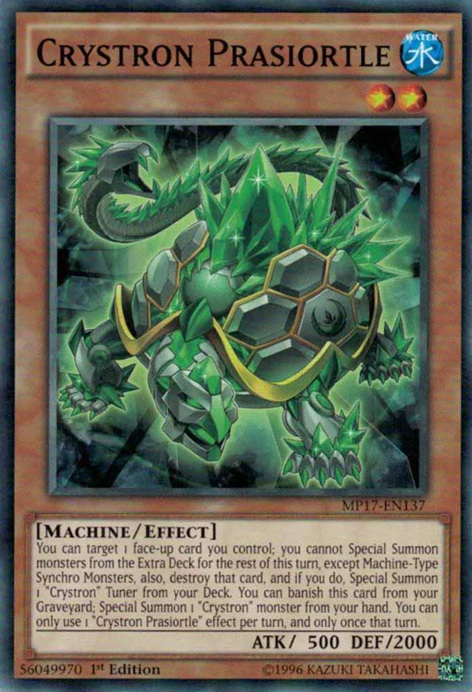 Crystron Prasiortle [MP17-EN137] Common | Clutch Gaming