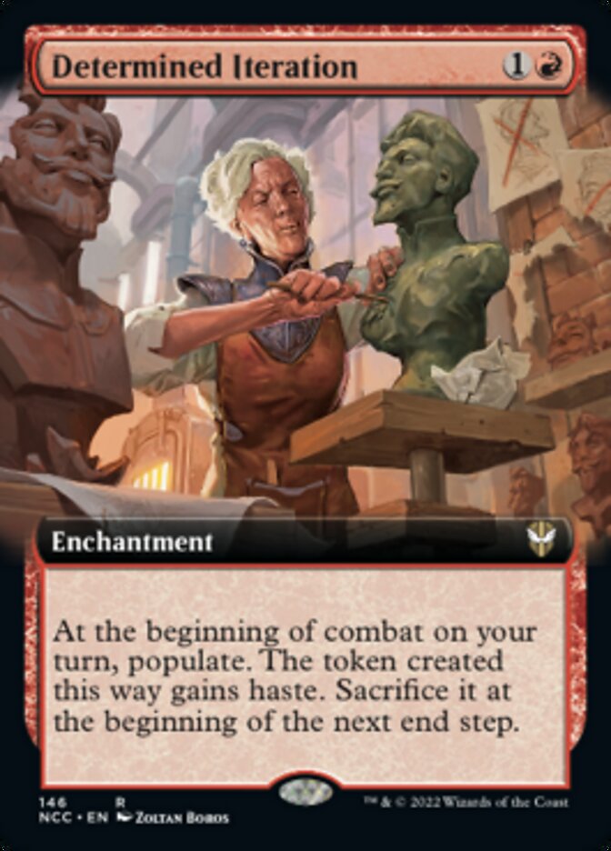 Determined Iteration (Extended Art) [Streets of New Capenna Commander] | Clutch Gaming