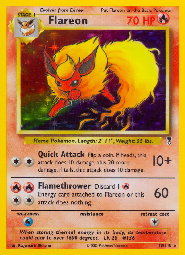 Flareon (10/110) [Legendary Collection] | Clutch Gaming