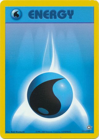 Water Energy (111/111) [Neo Genesis Unlimited] | Clutch Gaming