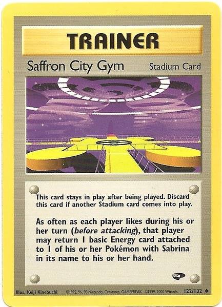 Saffron City Gym (122/132) [Gym Challenge Unlimited] | Clutch Gaming