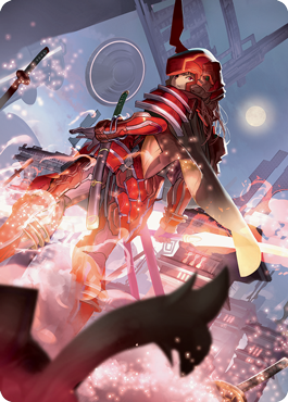 Peerless Samurai Art Card [Kamigawa: Neon Dynasty Art Series] | Clutch Gaming