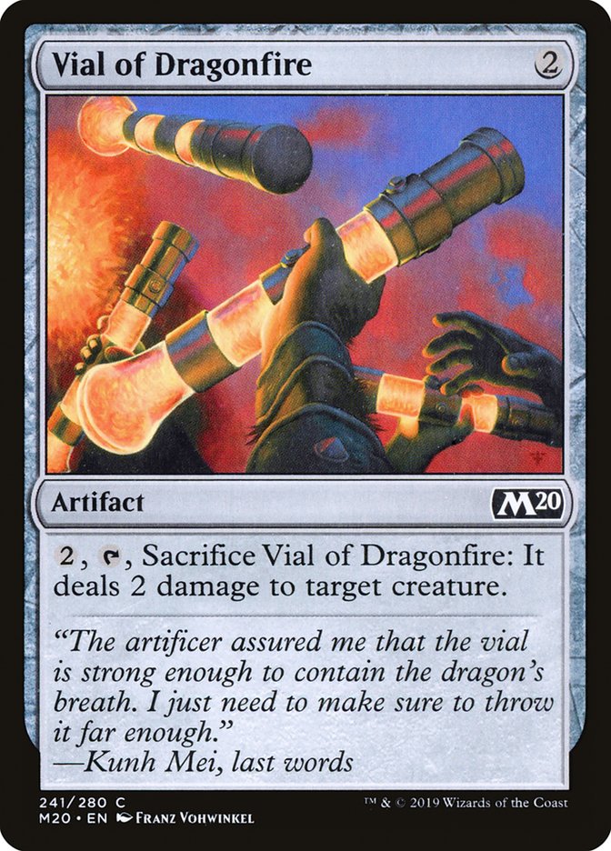 Vial of Dragonfire [Core Set 2020] | Clutch Gaming