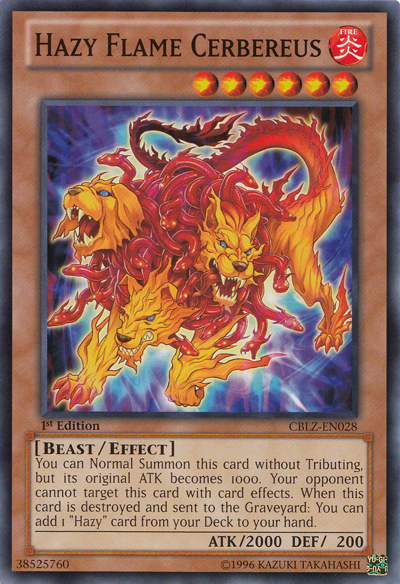 Hazy Flame Cerbereus [CBLZ-EN028] Common | Clutch Gaming