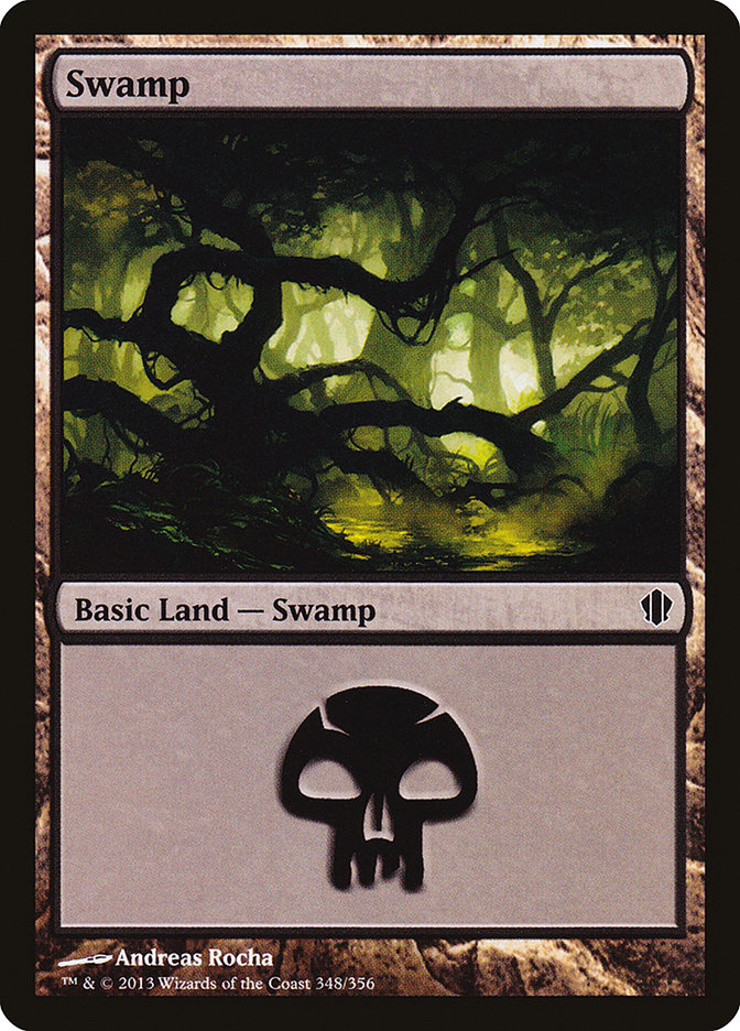 Swamp (348) [Commander 2013] | Clutch Gaming