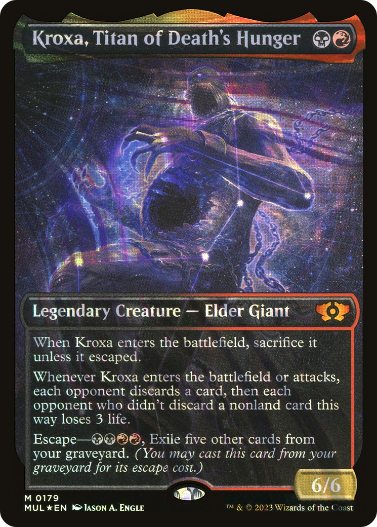 Kroxa, Titan of Death's Hunger (Halo Foil) [Multiverse Legends] | Clutch Gaming