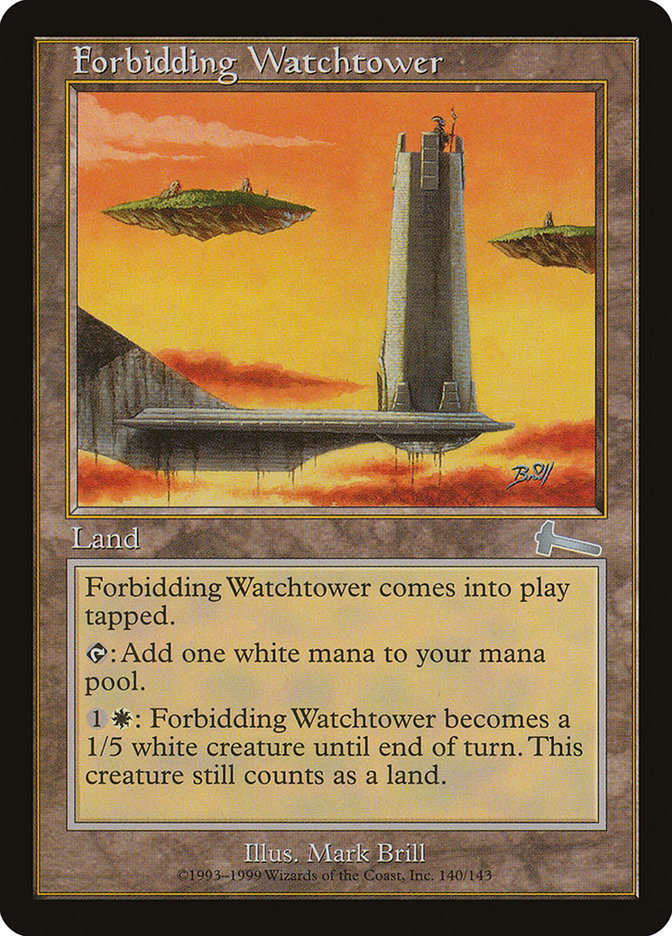 Forbidding Watchtower [Urza's Legacy] | Clutch Gaming