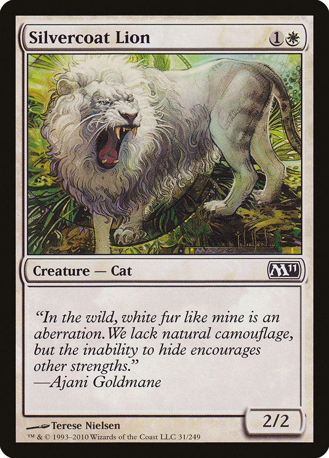 Silvercoat Lion [Magic 2011] | Clutch Gaming