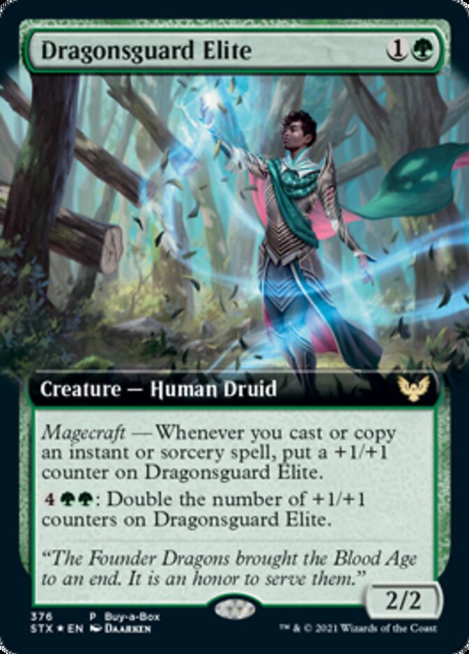 Dragonsguard Elite (Buy-A-Box) [Strixhaven: School of Mages Promos] | Clutch Gaming