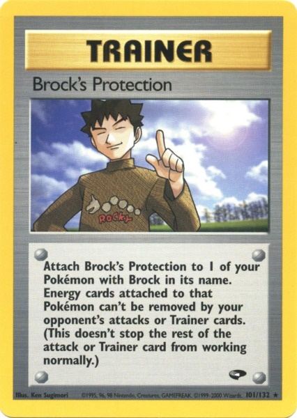 Brock's Protection (101/132) [Gym Challenge Unlimited] | Clutch Gaming