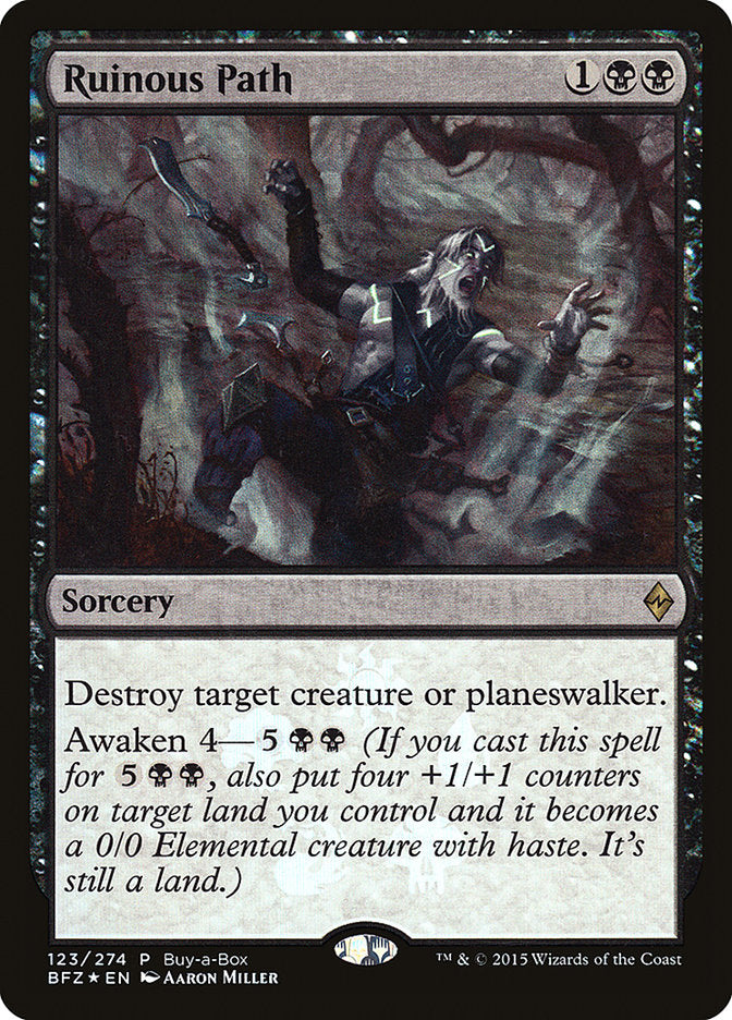 Ruinous Path (Buy-A-Box) [Battle for Zendikar Promos] | Clutch Gaming