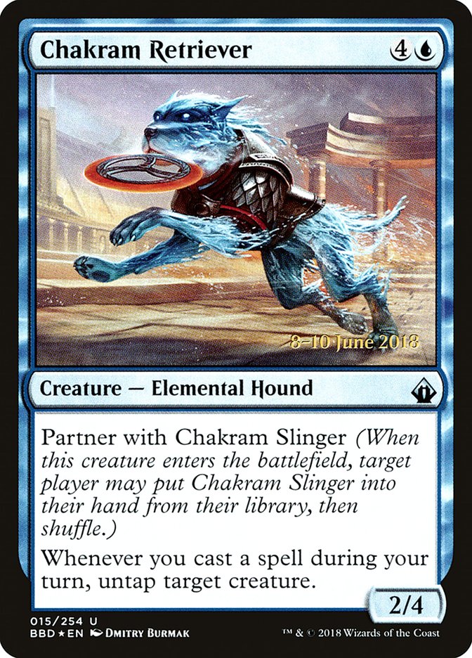 Chakram Retriever (Prerelease) [Battlebond Promos] | Clutch Gaming