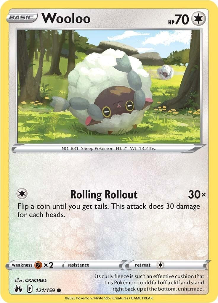 Wooloo (121/159) [Sword & Shield: Crown Zenith] | Clutch Gaming