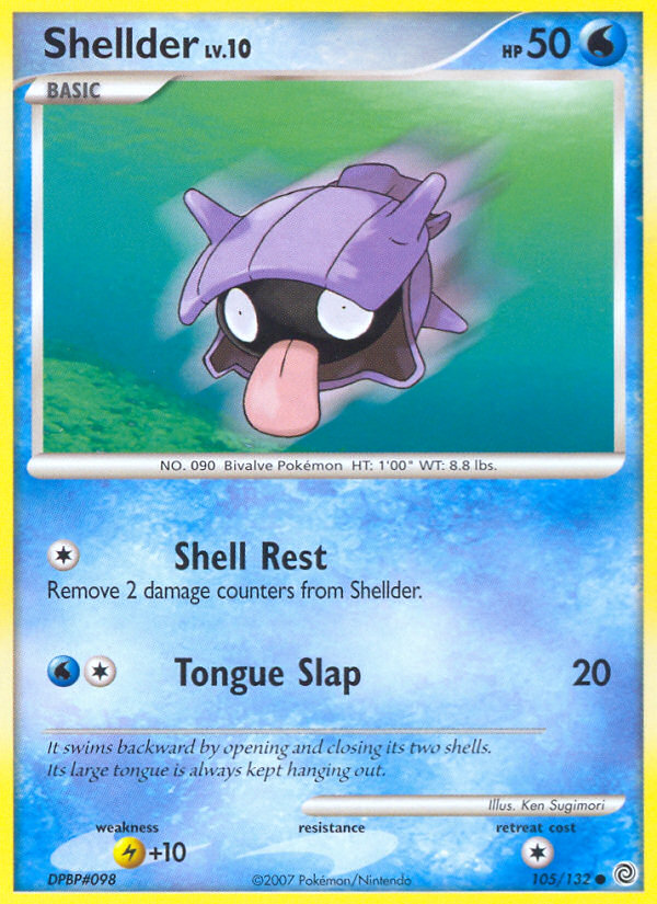 Shellder (105/132) [Diamond & Pearl: Secret Wonders] | Clutch Gaming