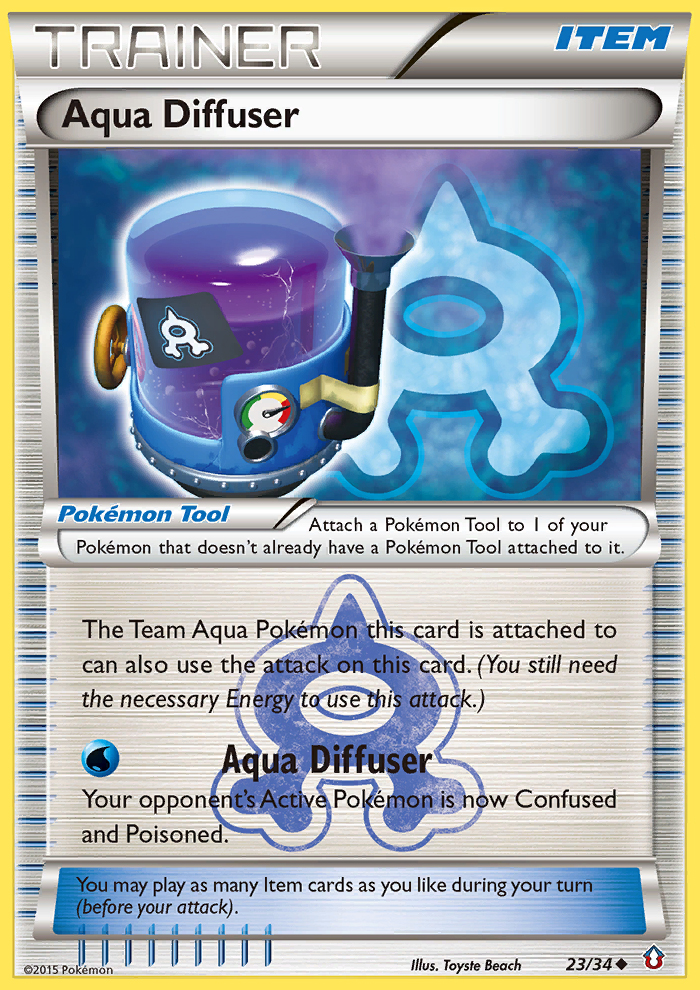 Aqua Diffuser (23/34) [XY: Double Crisis] | Clutch Gaming