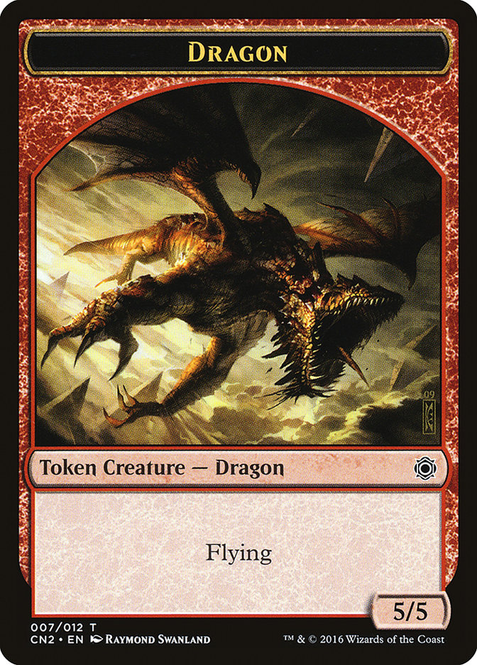 Dragon Token [Conspiracy: Take the Crown Tokens] | Clutch Gaming